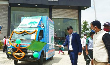 आरकेडीएफ विश्वविद्यालय में ट्री एंबुलेंस का शुभारंभ