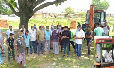 इमाम अल-महदी ट्रस्ट ने रखा मंदर कब्रिस्तान का फाउंडेशन