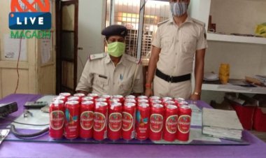 गया जंक्शन पर हटिया-पूर्णिया कोर्ट-कोसी एक्सप्रेस से विदेशी शराब जप्त