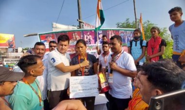 टोक्यो ओलिम्पिक पदक विजेताओं के सम्मान में तिरंगा दौड़