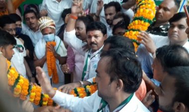 केंद्रीय मंत्री श्री आर सी पी सिंह का व्यवसायिक प्रकोष्ठ भव्य स्वागत किया:-प्रकाश पटवा