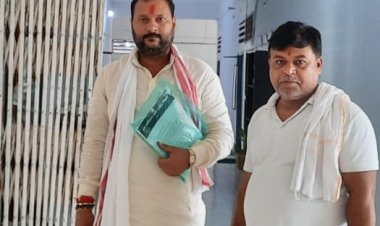 मानपुर में गिरती विधि व्यवस्था के विरोध में जाप कार्यकर्ताओं ने आईजी को सौंपा ज्ञापन:-राजीव कुमार कन्हैया