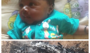 हैवानियत की हद …..अबोध मासूम को जिंदा जला दिया