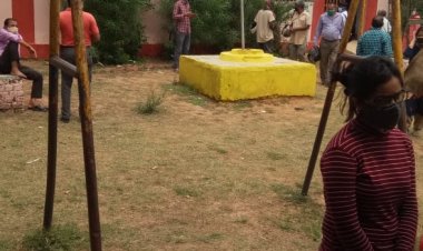 राजकीय मध्य विद्यालय बीएमपी, डोरंडा सेंटर पर नहीं पहुंचा वैक्सीन, लोगों में आक्रोश