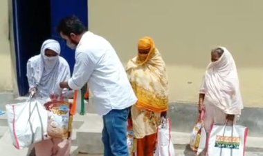 एनएसयूआई का सेवा कार्य जारी, इंद्रजीत सिंह के नेतृत्व में जरूरतमंदों को राशन वितरित