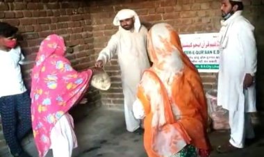 पैगाम तालीम क़ुरआन एजुकेशनल ट्रस्ट ने जरूरतमंदों को दी खाद्य सामग्री