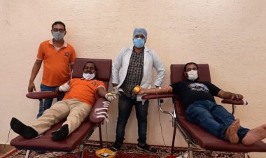 महर्षि सेवा संस्थान के रक्तदान शिविर में