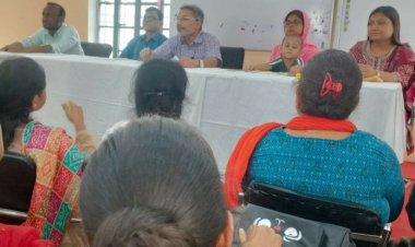 जीबीएम कॉलेज में चार वर्षीय स्नातक फर्स्ट सेमेस्टर की छात्राओं के लिए परिचय सत्र का आयोजन