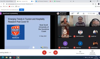 आरकेडीएफ विश्वविद्यालय में अंतरराष्ट्रीय वेबीनार आयोजित
