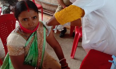 मोबाइल वैक्सीनेशन सेवा से लाभान्वित हुए निर्मल जल प्रतिष्ठान के कर्मी