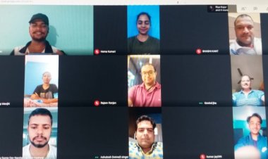 ऑनलाइन ग्रीष्मकालीन जिम्नास्टिक शिविर-सह कार्यशाला का समापन