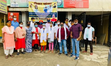 रांची नगर निगम के उप महापौर के आवासीय कार्यालय में वैक्सीनेशन कैंप आयोजित