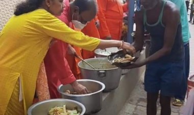 आनंद मार्ग का सेवा कार्य जारी, जरूरतमंदों को रोज कराया जा रहा है भोजन