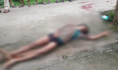 धारदार हथियार से गला रेत की गयी हत्या ,जाँच में जुटी पुलिस