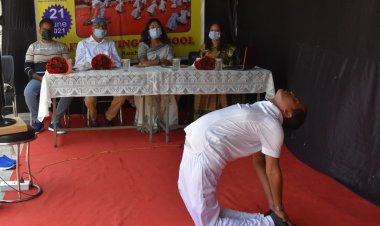 लिटिल विंग्स स्कूल में ऑनलाइन योगाभ्यास कार्यक्रम आयोजित