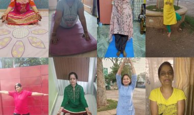 मारवाड़ी युवा मंच जागृति महिला शाखा ने किया योगाभ्यास