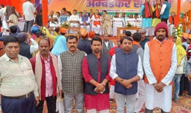 गयाजी से सैकड़ों भाजपा कार्यकर्त्ता अम्बेडकर समागम के लिए कूच किये