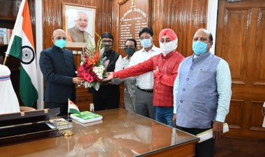 एआइएसएम जेडब्लूए का प्रतिनिधिमंडल मिला राज्यपाल से