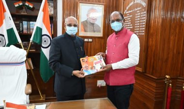 राज्यपाल से मिले उप महापौर संजीव विजयवर्गीय