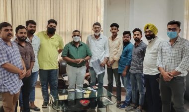 स्वास्थ्य मंत्री से मिला एनएसयूआई का प्रतिनिधिमंडल