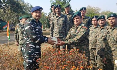 159 बटालियन सीआरपीएफ सी कंपनी ने बड़े धूम-धाम से मनाया गणतंत्र दिवस