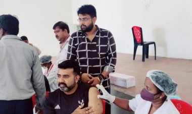 NSUI का सतरवा वैक्सीनेशन कैम्प लगा