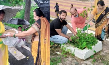 पत्रकार नवल किशोर सिंह ने पिता की पुण्यतिथि पर किया पौधारोपण, गरीबों को बांटे अंगवस्त्र