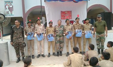 रंगारंग सांस्कृतिक कार्यक्रम के साथ कैंप का हुआ समापन, बेहतर प्रदर्शन करने वाले कैडेटों मेडल देकर किया सम्मानित