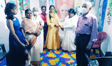 ब्रह्माकुमारीज़ ईश्वरीय विश्वविद्यालय गांधीनगर सेवा केंद्र मे रक्षाबंधन पर्व आयोजित