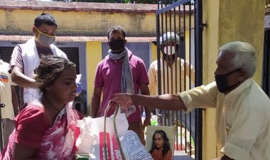 लाॅकडाउन-3 में योगदा सत्संग ने बढ़ाया सेवा का दायरा, पुलिस को भी दी सेवा सामग्री