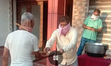 होटल पार्क ईन के सौजन्य से गरीब भी उठा रहे लजीज व्यंजन का लुत्फ