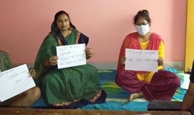 प्रवासी मजदूरों एवं छात्र छात्राओं की वापसी को लेकर राजद नेत्री नमिता नीरज सिंह के नेतृत्व में 2 घंटे का अनशन….