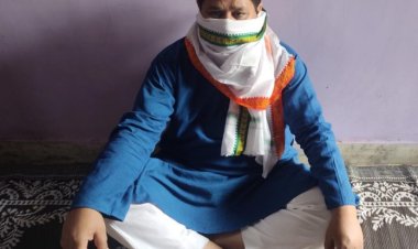 भाजपा नेता अजय राय ने अपने आवास पर किया उपवास