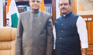 ओबीसी को 27 एवं एससी को 15 फीसदी आरक्षण को लेकर राज्यपाल से मुलाक़ात