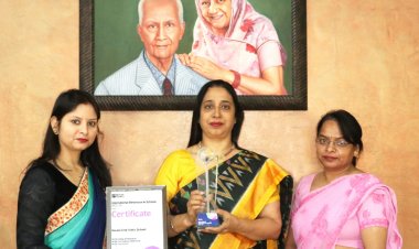 सरला बिरला पब्लिक स्कूल को मिला “इंटरनेशनल डाइमेंशन इन स्कूल अवार्ड- 2021”