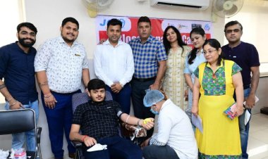 जेसीआई रांची के रक्तदान शिविर में 96 यूनिट रक्त संग्रहित