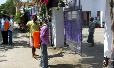 घोसवरी पंचायत के मुखिया द्वारा पुरे पंचायत को किया गया सैनिटाइजेशन….