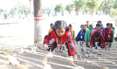 सरला बिरला पब्लिक स्कूल में एडवेंचर कैंप
