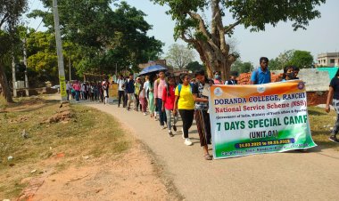 स्वच्छता जागरूकता का सात दिवसीय कार्यक्रम,पढ़ाई के साथ-साथ सामाजिक कार्यों में भी योगदान दें स्वयं सेवक: डॉ. राजकुमार शर्मा