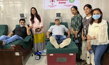 जेसीआई रांची उड़ान ने सेवा सदन में रक्तदान शिविर आयोजित किया