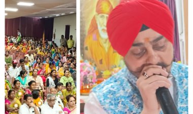 साईं बाबा के जयकारे से गुंजायमान हुई लौहनगरी,पंचम साईं ज्योत महोत्सव में उमड़ी भक्तों की भीड़