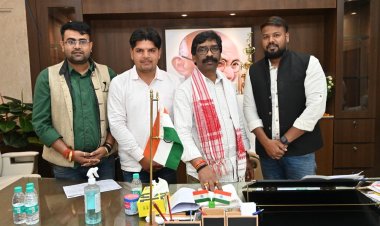 मुख्यमंत्री हेमंत सोरेन से मिला एनएसयूआई का प्रतिनिधिमंडल