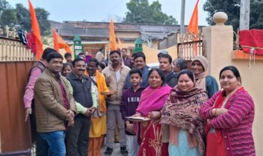 श्रीराम जी की कृपा से पूजित अक्षत के साथ घर-घर निमंत्रण देने का अवसर मिला : गोपाल शर्मा