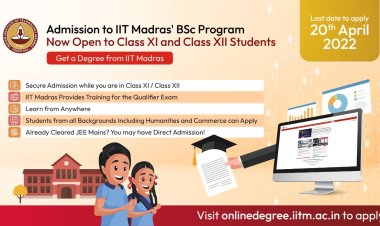 आईआईटी मद्रास के बी.एससी डेटा साइंस प्रोग्राम में प्रवेश शुरू,अब कक्षा 11 और 12 के छात्र भी आवेदन कर पाएंगे