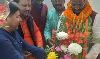 दीपक प्रकाश के भाजपा प्रदेश अध्यक्ष बनने पर अजय राय ने दी बधाई