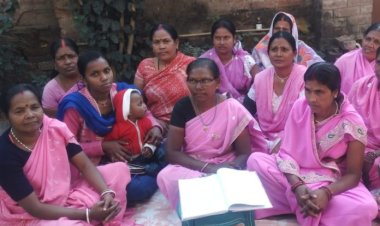 मानव तस्करी के खिलाफ नारी शक्ति सेना (गुलाबी गैंग) का राजभवन के समक्ष धरना आठ को