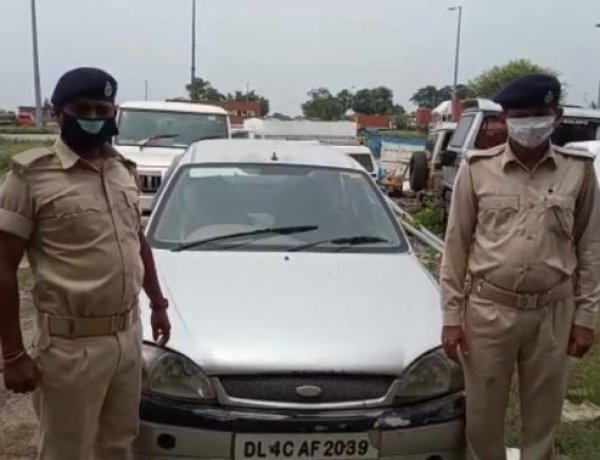 वाहन से अवैध शराब ज़ब्त होने के बाद चालक वाहन लेकर हुआ फ़रार ।पुलिस देखती रह गई !