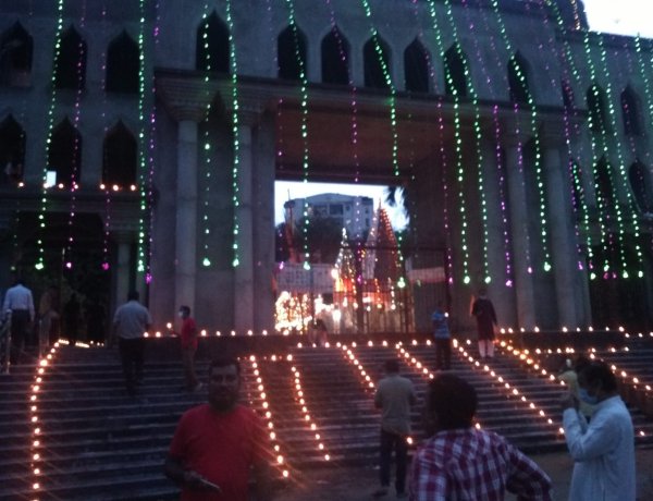 तपोवन मंदिर में मनाया गया दीपोत्सव