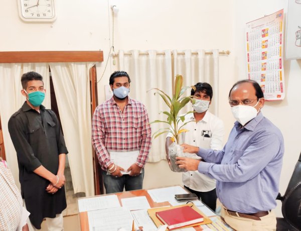 सामाजिक युवा मंच ने कांके प्रखंड के बीडीओ का किया अभिनंदन