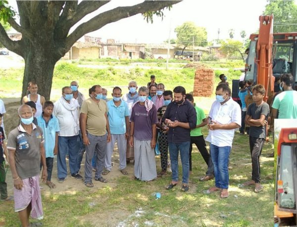 इमाम अल-महदी ट्रस्ट ने रखा मंदर कब्रिस्तान का फाउंडेशन